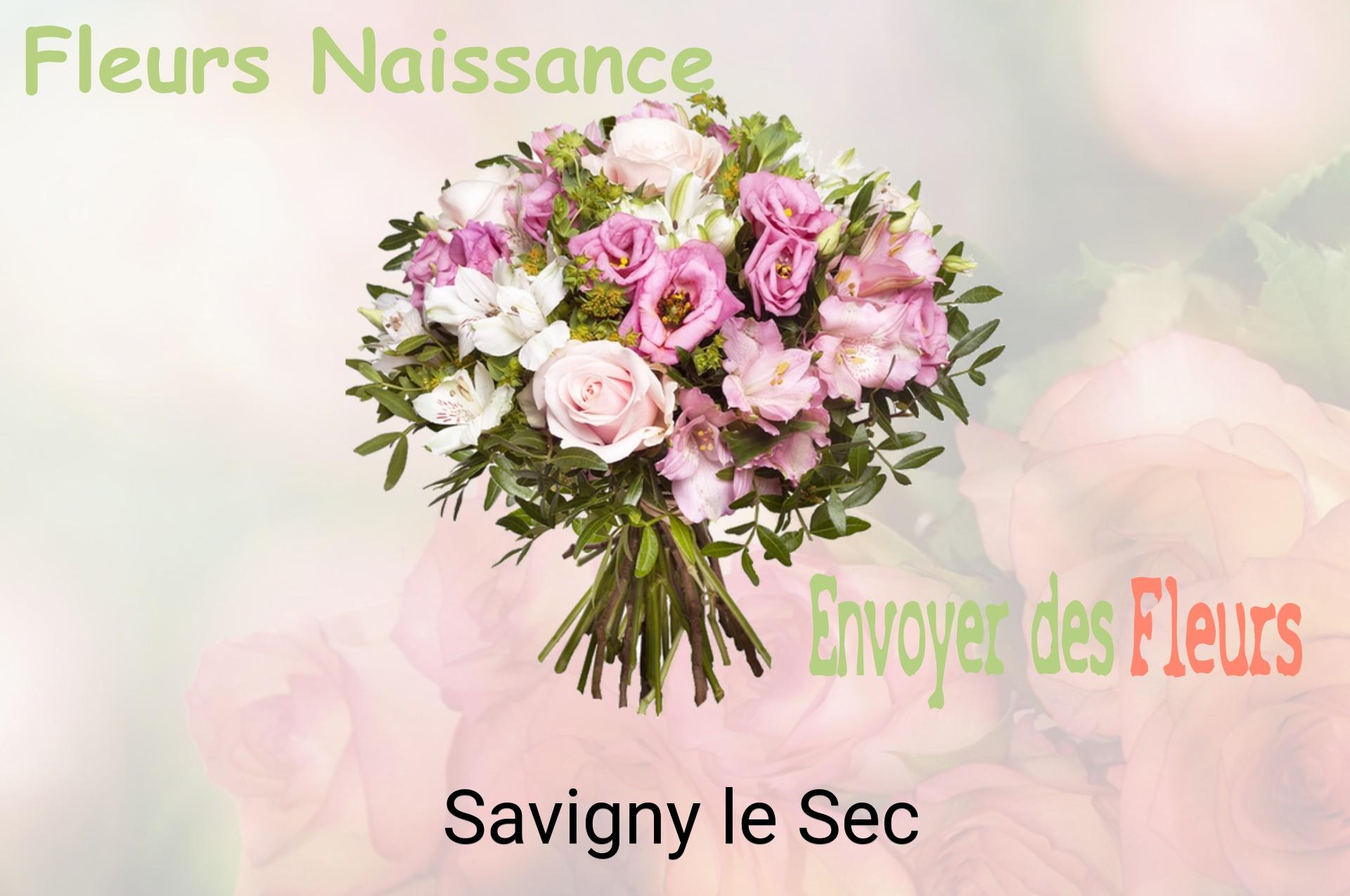 Bouquet de fleurs de naissance livré à Savigny-le-Sec